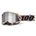 Lunettes 100% accuri 2 flea - iridium argent | Oxmoto