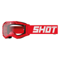 Lunettes SHOT assault 2.0 solid 2024 rouge | Oxmoto
