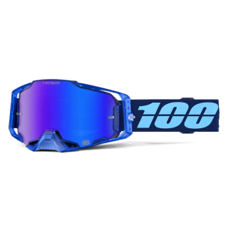 Lunettes 100% armega hiper coupe - iridium bleu | Oxmoto