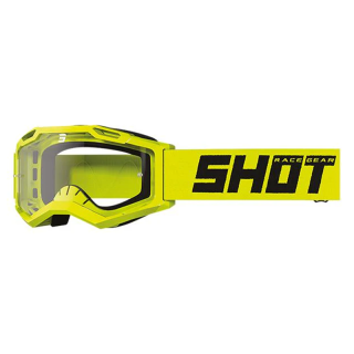 Lunettes SHOT assault 2.0 solid 2024 jaune | Oxmoto