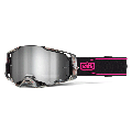 Lunettes 100% armega sarcelle - iridium argent | Oxmoto
