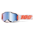 Lunettes 100% armega tubular - iridium bleu | Oxmoto