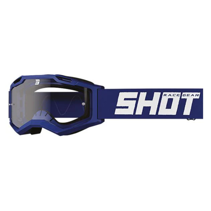 Lunettes SHOT assault 2.0 solid 2024 bleu | Oxmoto