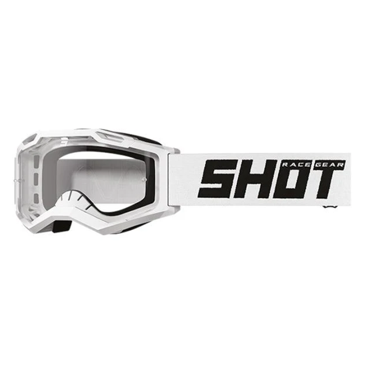 Lunettes SHOT assault 2.0 solid 2024 blanc | Oxmoto