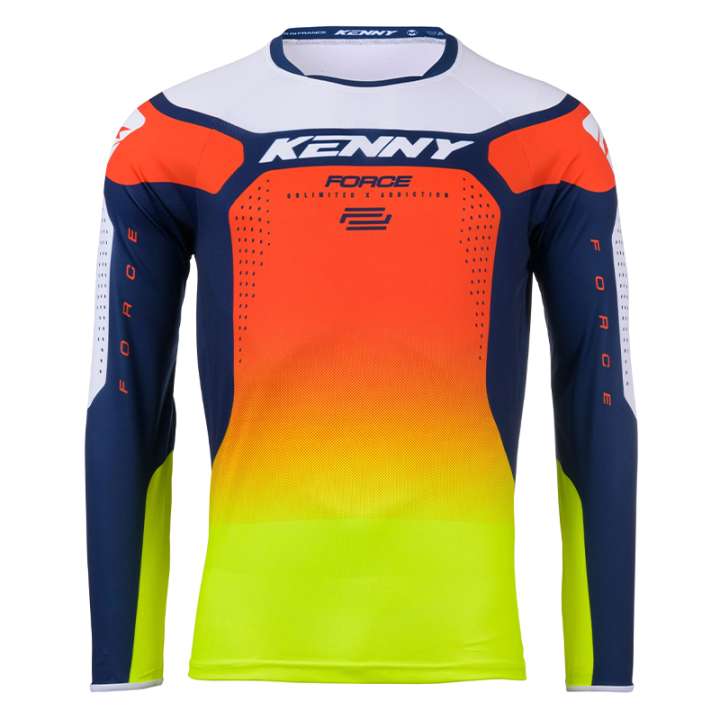 Maillot KENNY force navy/jaune fluo 2024 241-3504013-5320