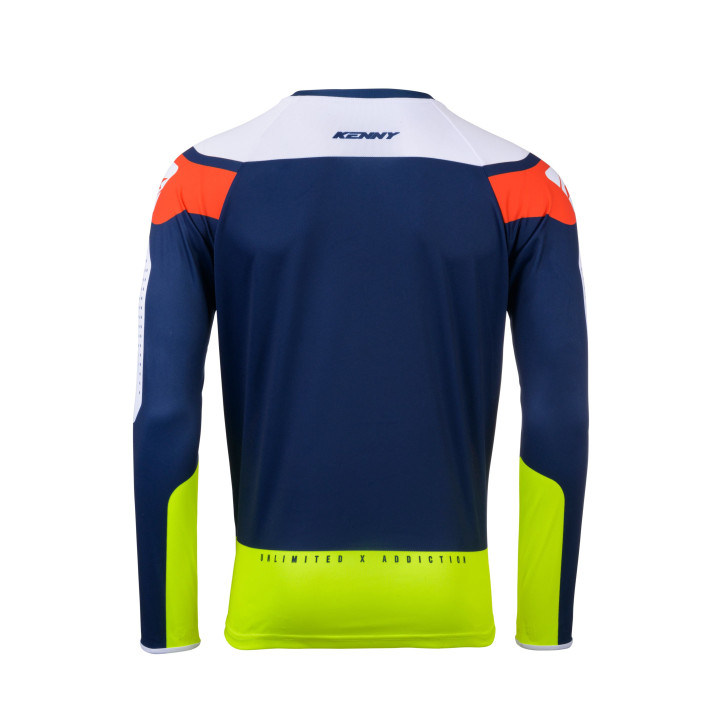 Maillot KENNY force navy/jaune fluo 2024 241-3504013-5320