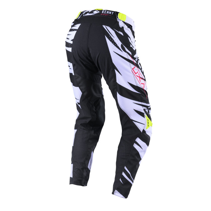 Pantalon KENNY performance uxa blanc/noir 2024 | Oxmoto