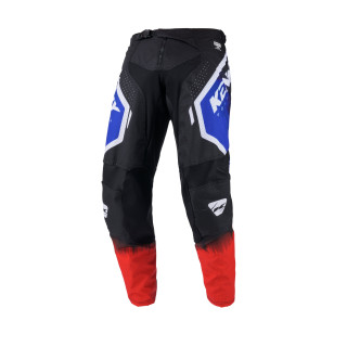 Pantalon KENNY force noir/bleu/rouge 2024 | Oxmoto