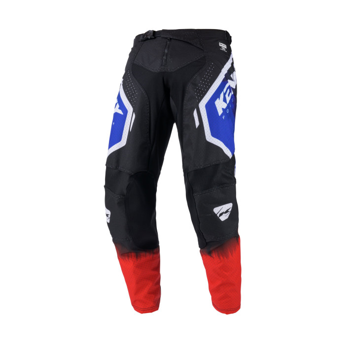 Pantalon KENNY force noir/bleu/rouge 2024 | Oxmoto