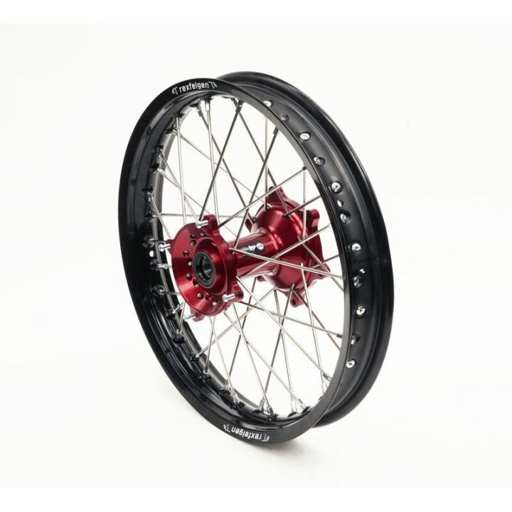 Roue arrière complète Beta RFX race mx 19x2.15 noir/rouge