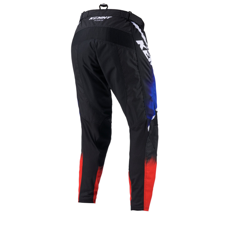 Pantalon KENNY force noir/bleu/rouge 2024 | Oxmoto