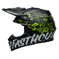 Casque Bell Moto-9S Flex - Fasthouse MC Core Matte Black/Yellow