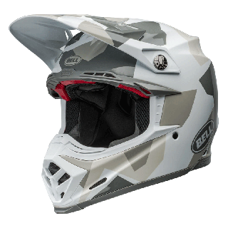 Casque Bell Moto-9S Flex - Rover Gloss White Camo | Oxmoto