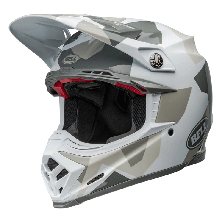 Casque Bell Moto-9S Flex - Rover Gloss White Camo | Oxmoto