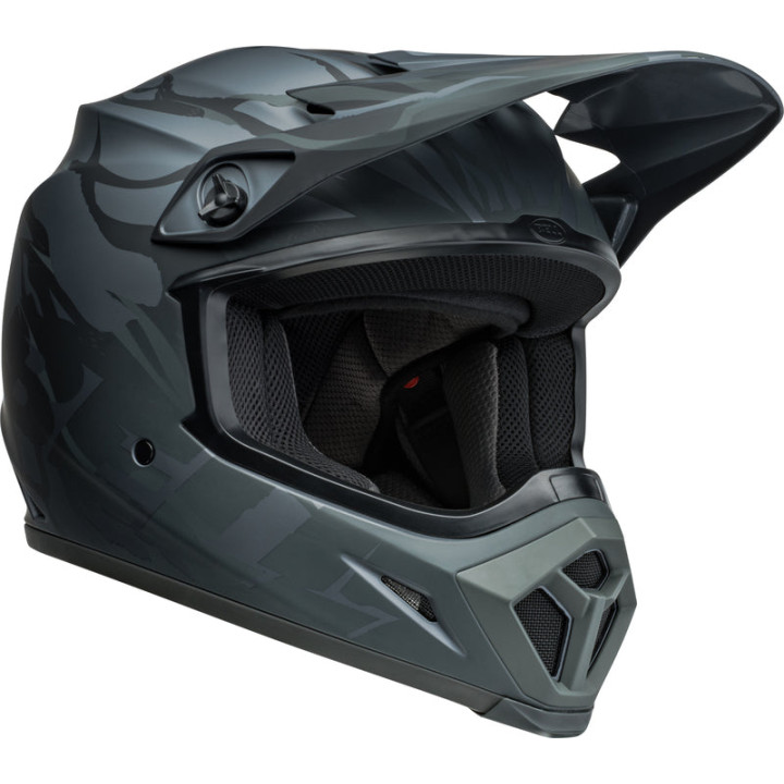 Casque Bell mx-9 mips decay noir mat | Oxmoto