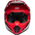Casque Bell Moto-9S Flex - Rail Gloss Red/White | Oxmoto
