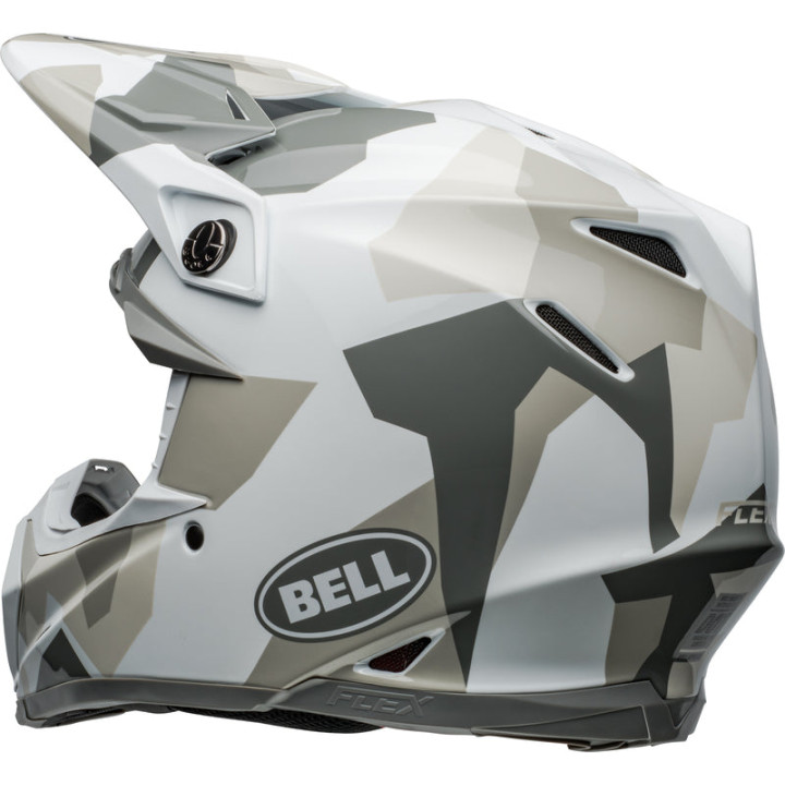 Casque Bell Moto-9S Flex - Rover Gloss White Camo | Oxmoto