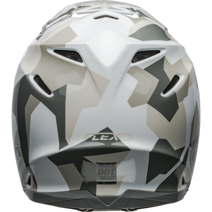 Casque Bell Moto-9S Flex - Rover Gloss White Camo | Oxmoto