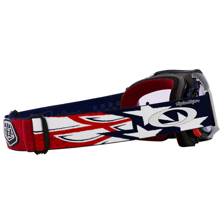 Masque Oakley Airbrake MX TLD Red White Blue Wings - Écran Prizm MX Low Light