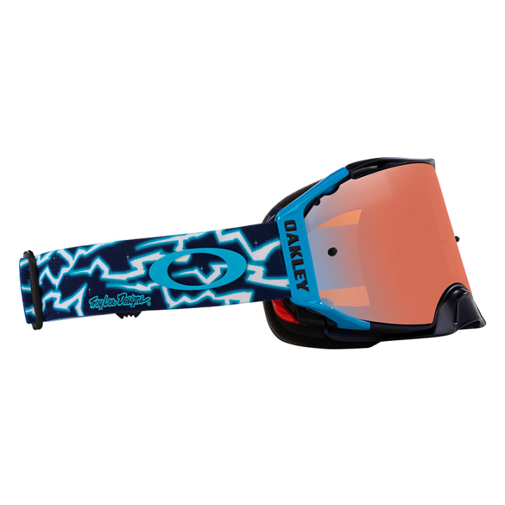 Masque Oakley Airbrake MX TLD Blue Lightning - Écran Prizm MX Sapphire