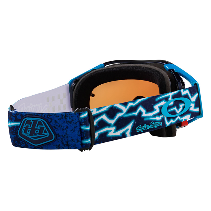 Masque Oakley Airbrake MX TLD Blue Lightning - Écran Prizm MX Sapphire