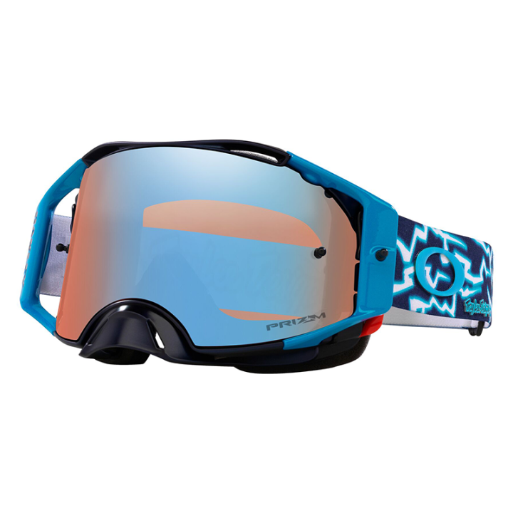 Masque Oakley Airbrake MX TLD Blue Lightning - Écran Prizm MX Sapphire
