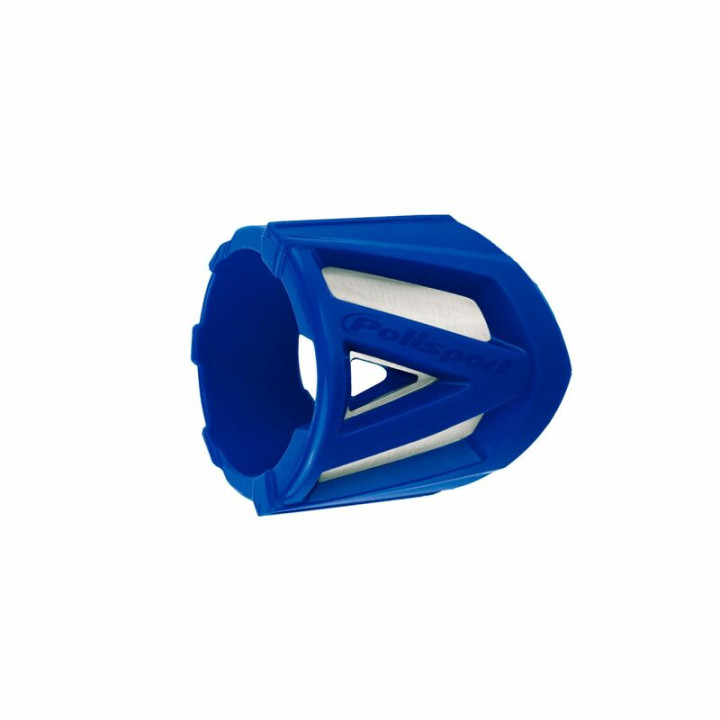 Protection de silencieux Polisport longue bleu | Oxmoto