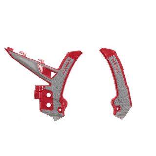 Protections de cadre xgrip Acerbis Gas Gas 2024 rouge/gris