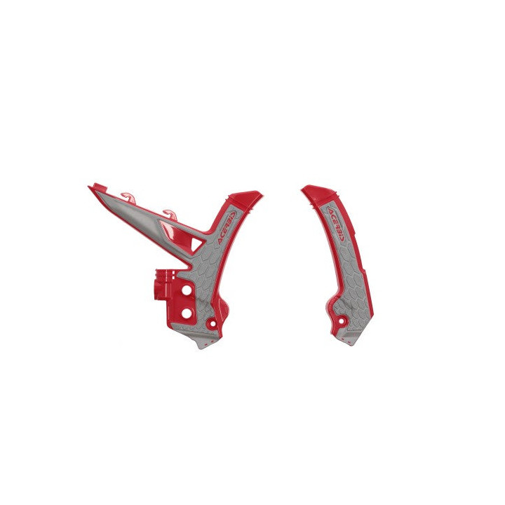 Protections de cadre xgrip Acerbis Gas Gas 2024 rouge/gris