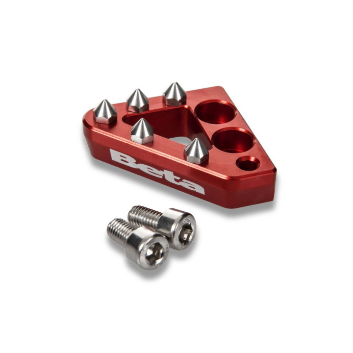 Embout de pédale de frein rouge cnc Beta factory | Oxmoto