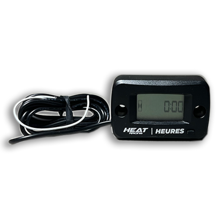 Compteur d'heures filaire heat racing | Oxmoto