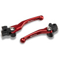 Paire de leviers retournables Beta factory rouge | Oxmoto