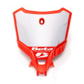Plaque avant cross Beta factory rouge | Oxmoto