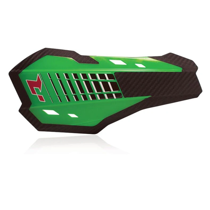 Protèges-mains Racetech HP2 vert KXF | Oxmoto