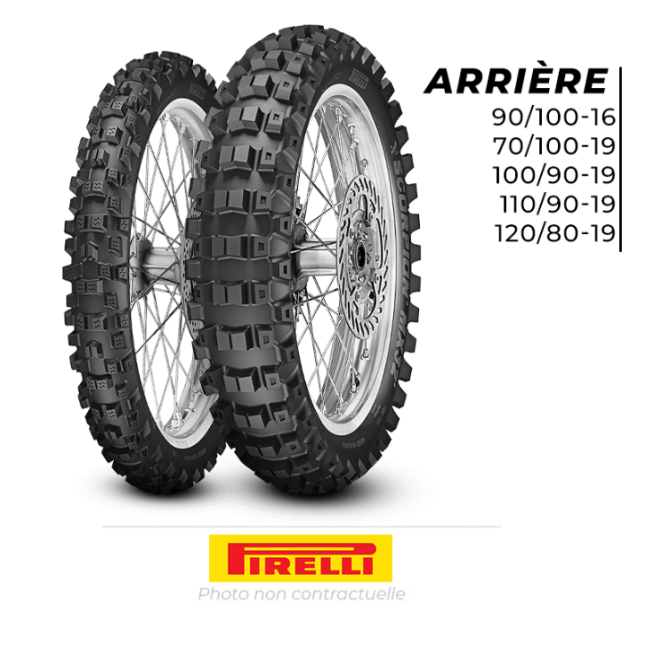 Pneu arrière Pirelli scorpion mx32 mid hard | Oxmoto