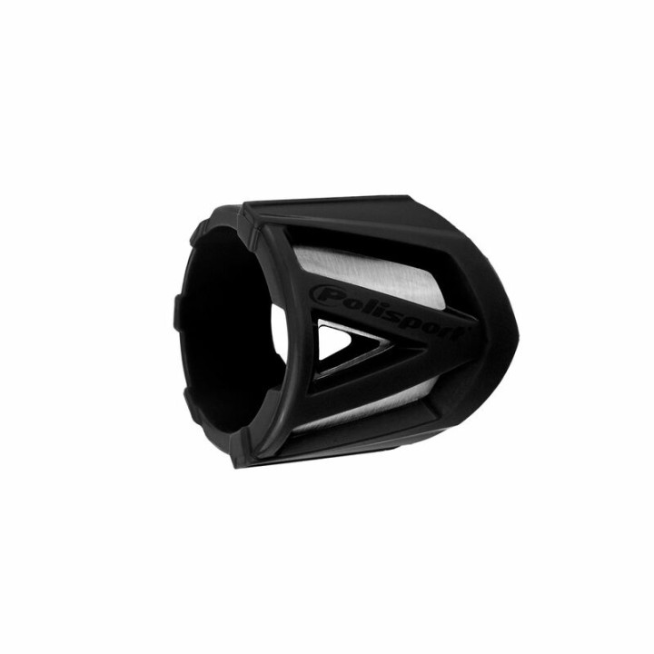 Protection de silencieux Polisport courte noir | Oxmoto