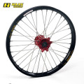 Roue avant haan wheels 21x1,60 Honda noir/rouge | Oxmoto