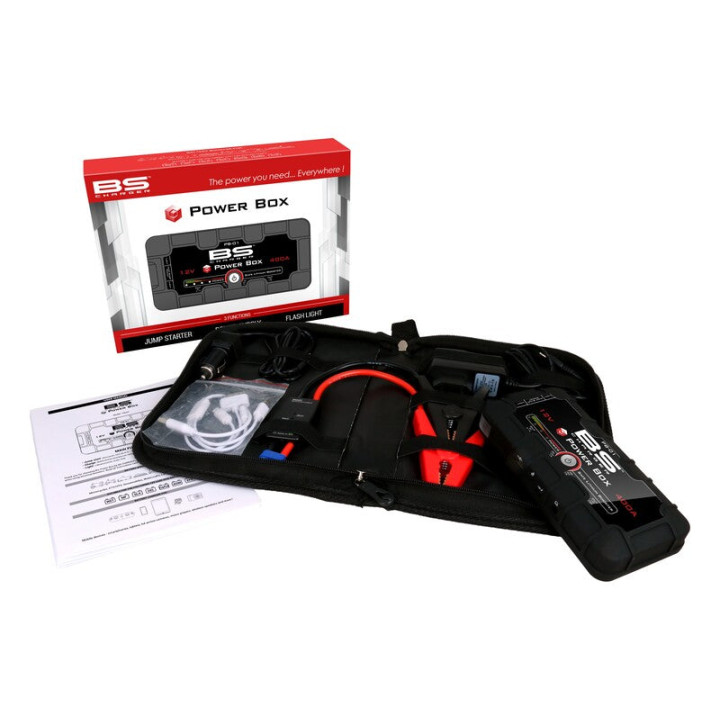 Booster de batterie bs battery power box ultra-compact 12V 12000ma