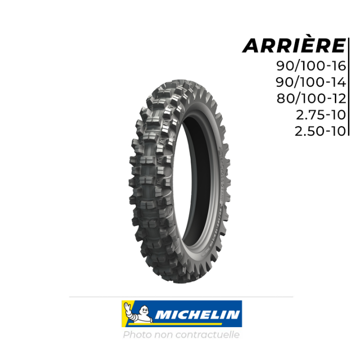 Pneu arrière Michelin starcross 5 mini medium | Oxmoto