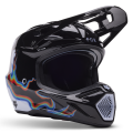 Casque FOX v3 rs scans limited edition noir/blanc 2024