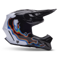 Casque FOX v3 rs scans limited edition noir/blanc 2024