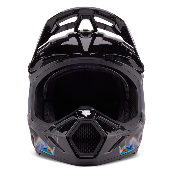 Casque FOX v3 rs scans limited edition noir/blanc 2024