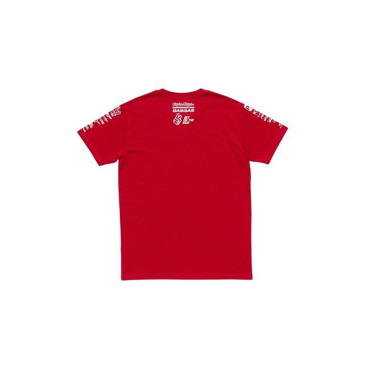 T-shirt Gas Gas troy lee designs team rouge | Oxmoto