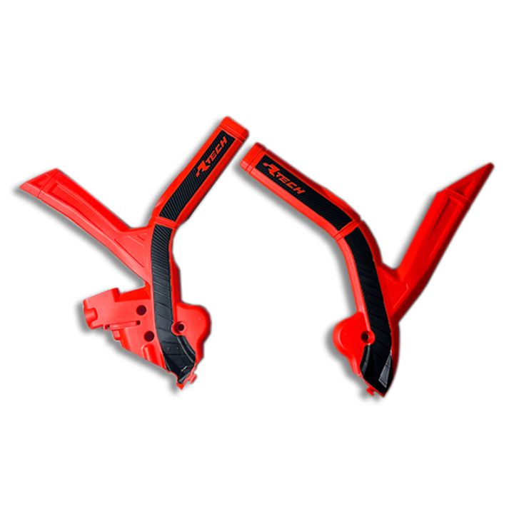 Protections de cadre Racetech - noir/rouge R-PRTBETRSNR2