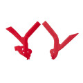 Protections de cadre Racetech - rouge R-PRTBETRS002 | Oxmoto