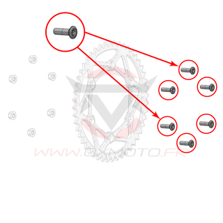 Vis de couronne stark varg | Oxmoto