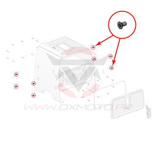 Vis latérale pour support moto stark | Oxmoto