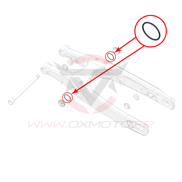 Joint torique de bouchon de bras oscillant stark varg