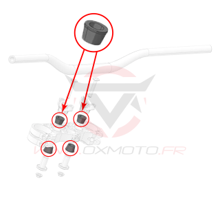Silent-bloc de pontet stark varg | Oxmoto