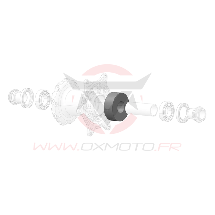 Rondelle de centrage d'axe de roue stark varg | Oxmoto